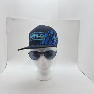 World Industries Skate Hat Black Blue Splash Wet Willy Snapbac WI-HT14274AQ OSFM